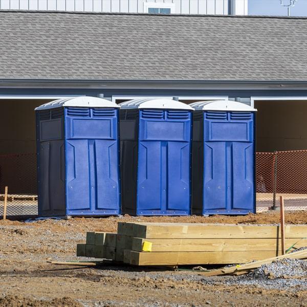 job site portable restrooms offers weekly cleaning and maintenance services for all of our portable restrooms on construction sites